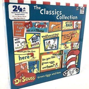 Dr Seuss The Classics Collection 24 Piece Jigsaw Puzzle Open Box Sealed Bag